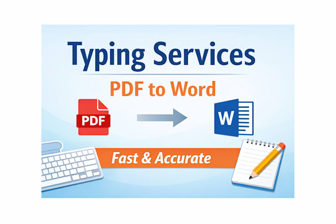 do accurate typing work from pdf to word