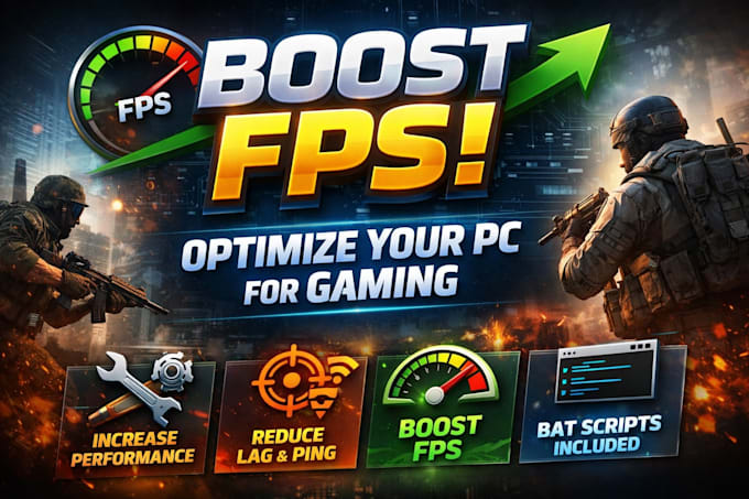 optimize your PC for gaming and boost fps