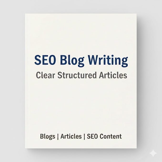 write SEO friendly blog articles