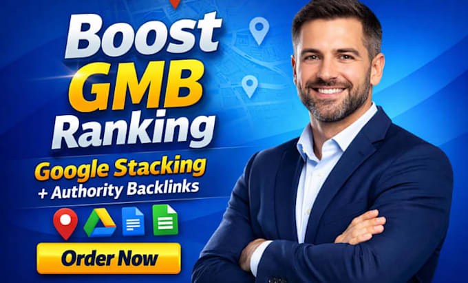 boost gmb ranking with google stacking and authority backlinks for local SEO