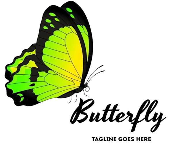 create a beautiful butterfly logo for your brand