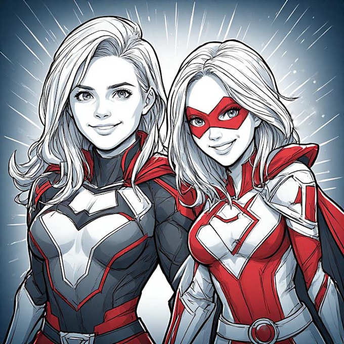 make super hero character design