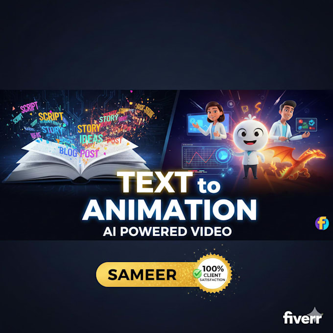 text to animation videos editing
