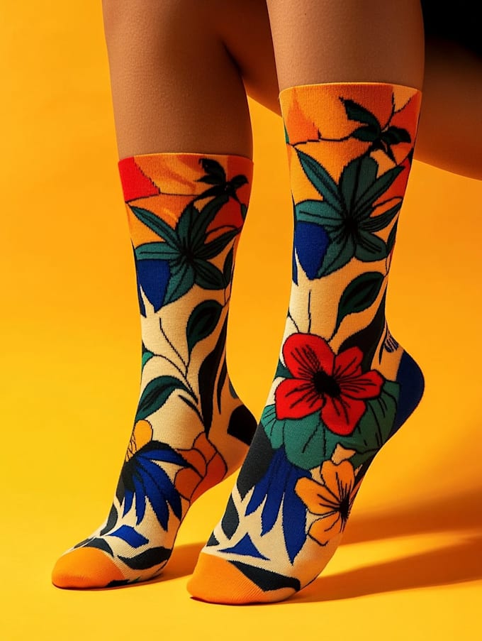 design custom and unique socks design