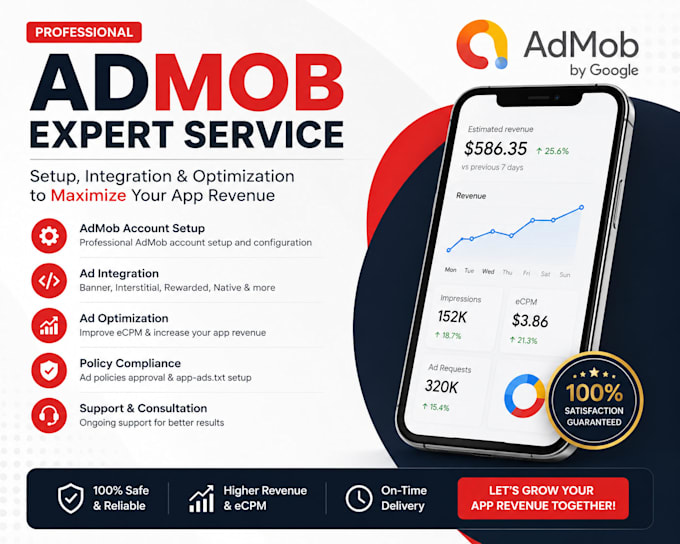 integrate admob ads in android and ios app