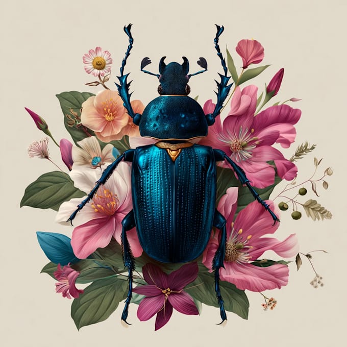 draw high quality animal, insect, and botanical art