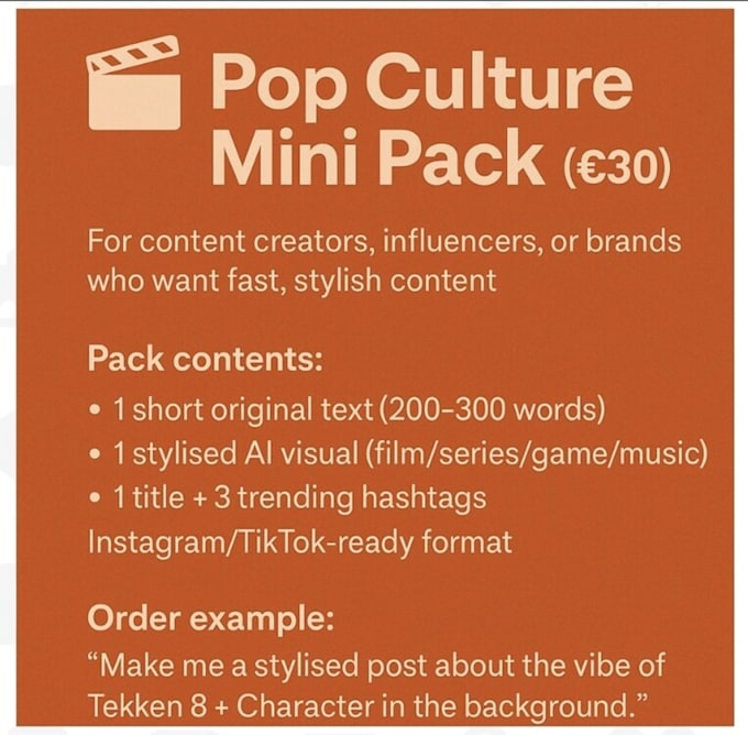 provide content for creators influencers or brands