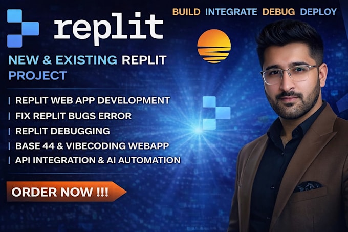 build, debug, and integrate replit web apps, apis, and fix replit bugs