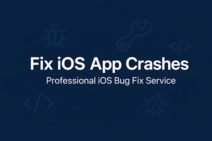 fix ios app crashes, bugs, and performance issues in swift