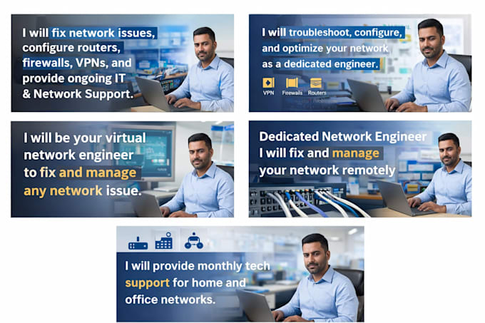 be your dedicated network engineer to fix, manage, and secure your network