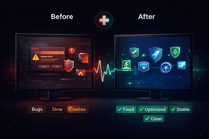 create, fix bugs, optimize your desktop tool