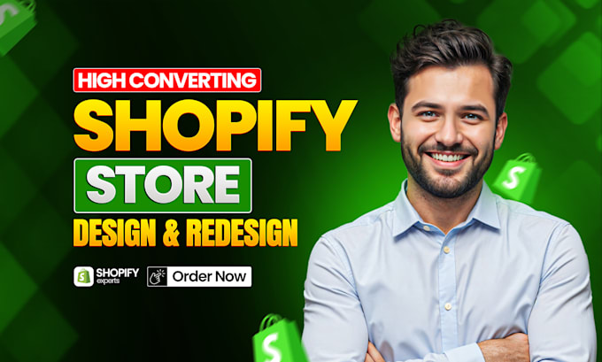 Build your shopify website design, shopify store design and redesign by ...
