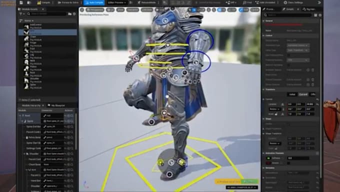 Vrm avatar rig,blender 3danimate,ue5 control rig,52 arkit blendshapes ...