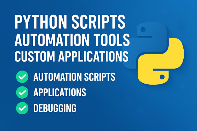 create python programs and scripts