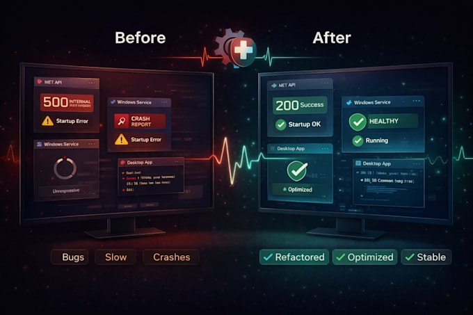 create, fix bugs, optimize your API