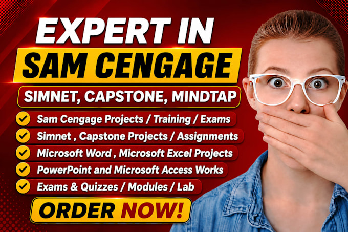 do sam cengage, simnet, capstone,mindtap works in ms excel, word, ppt,access