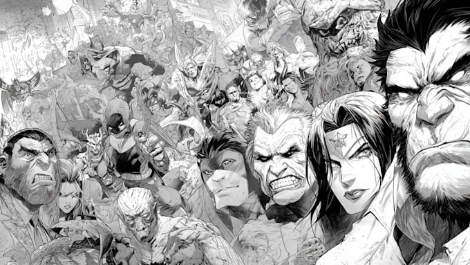 design characters and comic books