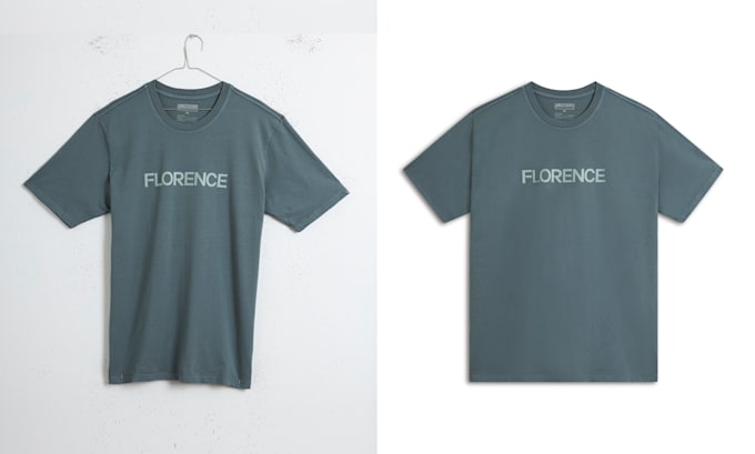 do ghost mannequin editing for shopify store