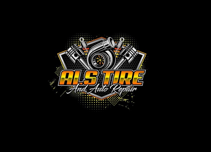 create professional and specially auto repair logo design