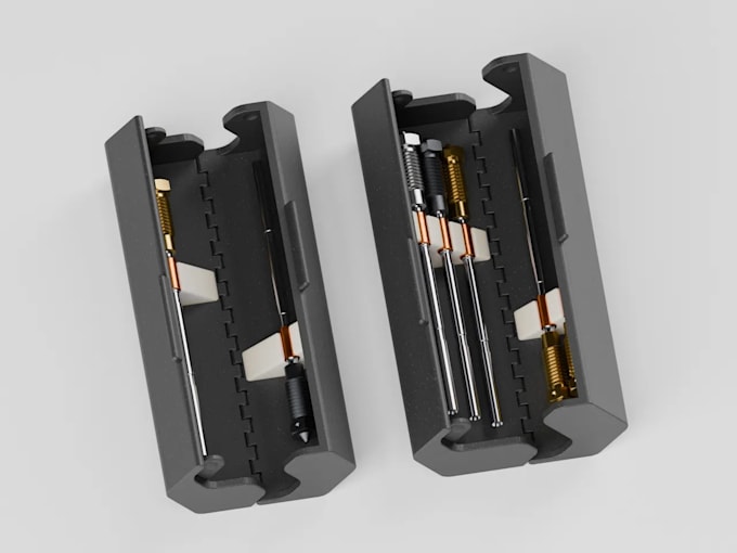 design 3d printable and industrial mechanical products in solidworks