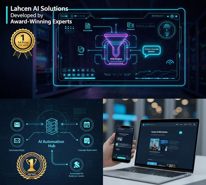 Build a custom ai chatbot with rag by L7cnnn | Fiverr