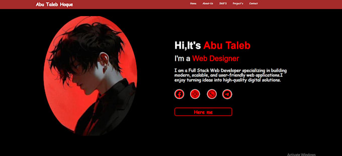 design a modern, responsive and user friendly website