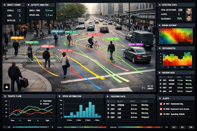 develop ai motion tracking and video analysis computer vision solution