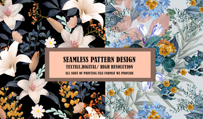 design unique seamless pattern for textile fabric prints