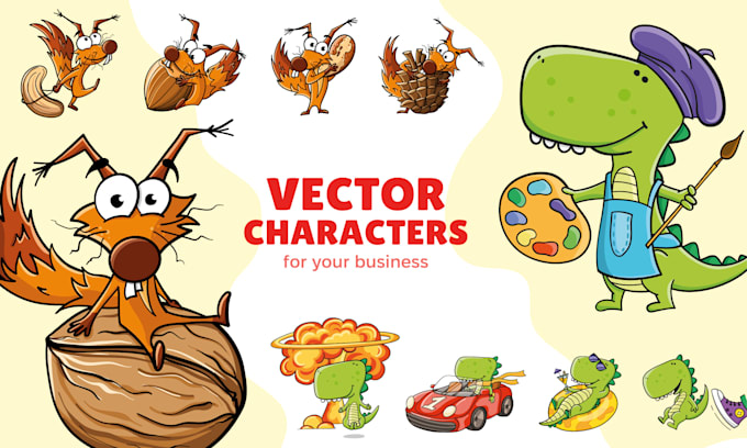 Draw vector character for your product mascot or stickers by Annafisa ...