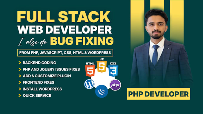 fix wordpress issues, woocommerce errors, and PHP website bugs