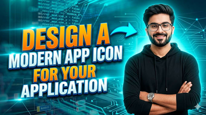 design a modern app icon for your application