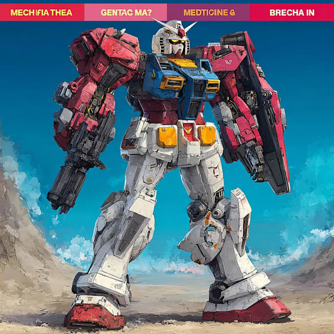 make amazing mechs and robots concept art