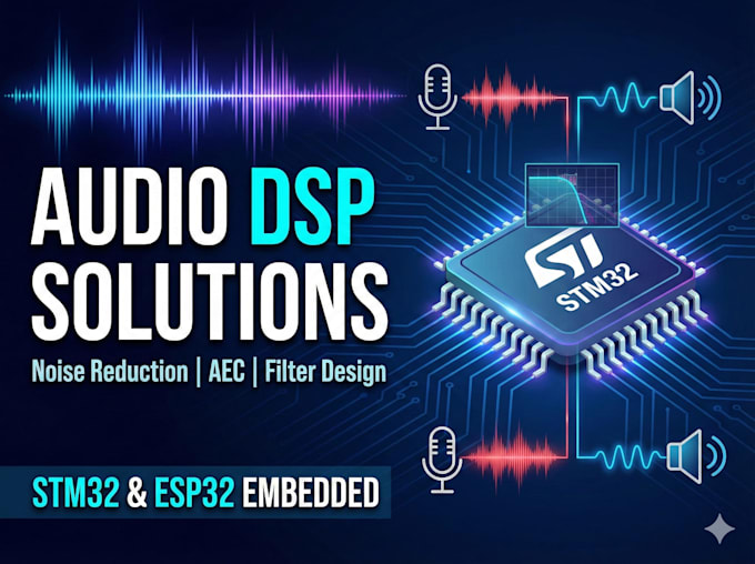 develop advanced audio dsp algorithms, noise reduction, and aec solutions