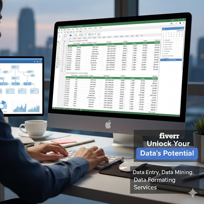 data entry, data mining, data formatting