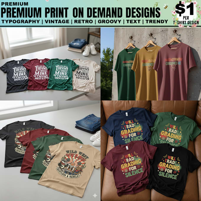 design trendy aesthetic streetwear graphics and vintage typography