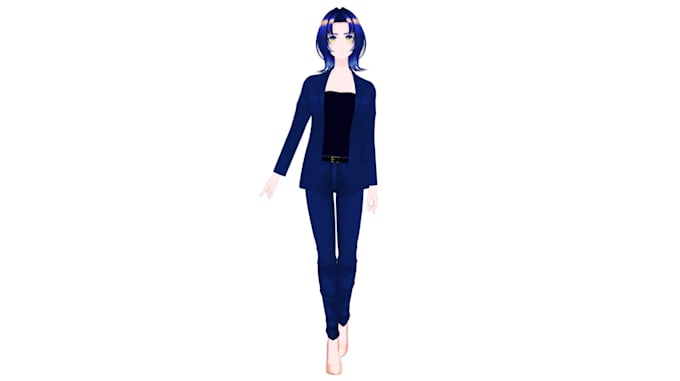 create, edit, fix rig, blendshape, weight paint 3d model for vrchat, vrm, mmd
