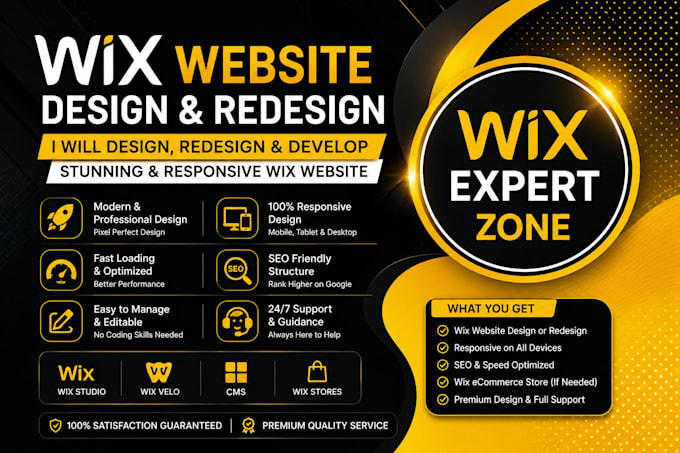 design,clone website for your business in wix