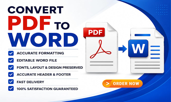 convert PDF to ms word in editable file with formatting