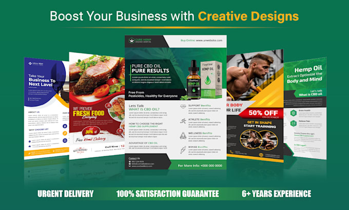 design urgent flyer, poster, brochure within 6 hours