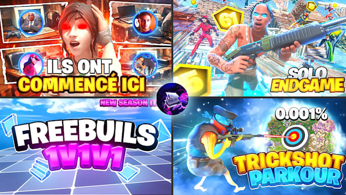 create a fortnite thumbnail 3d youtube and creative render map