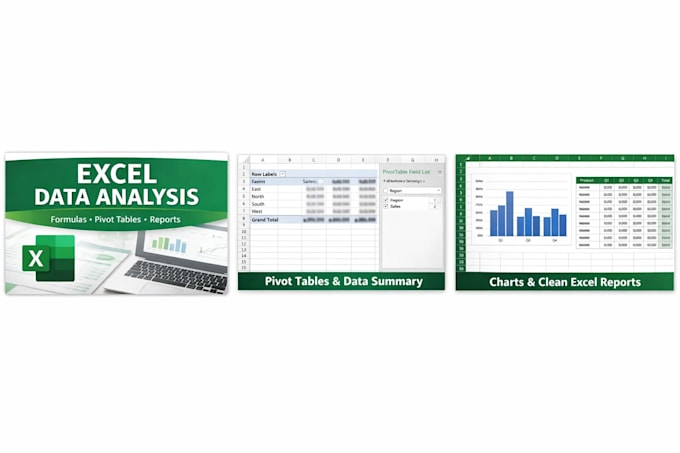 analyze excel sheets using formulas and pivot tables