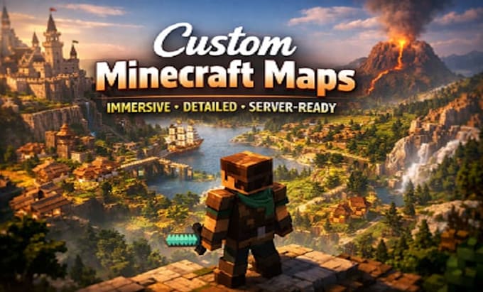 Create immersive and detailed minecraft maps by Kendra_b012 | Fiverr