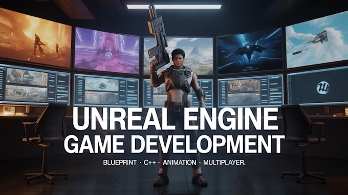 do unreal engine game development, develop unreal engine game, ue5 blueprints
