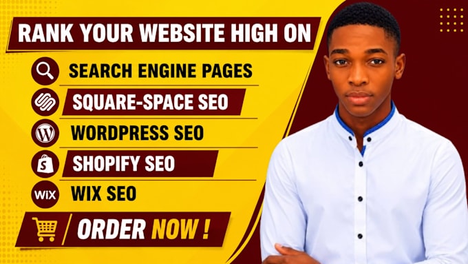 do onpage seo for wordpress shopify wix squarespace website