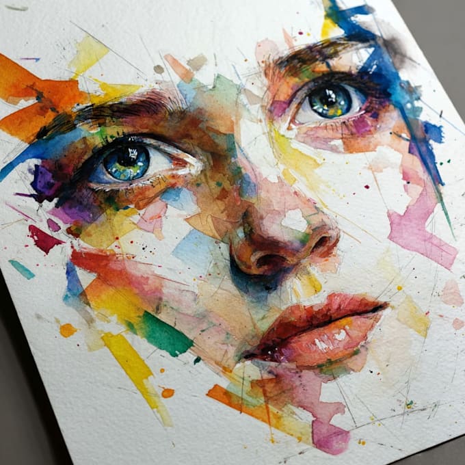 paint stunning watercolor portrait