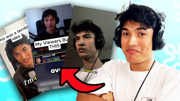 edit a gaming tiktok, yt short or instagram reel