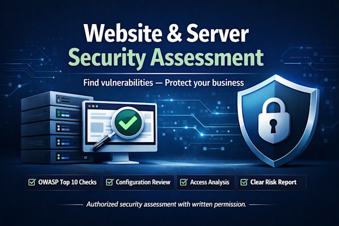 find security vulnerabilities in your website or server ethical hacking