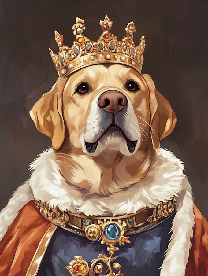 do a custom pet portrait, dog portrait, cat portrait