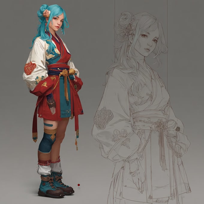 create ai generated character or concept art