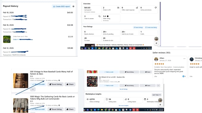 do facebook marketplace dropshipping USA base account